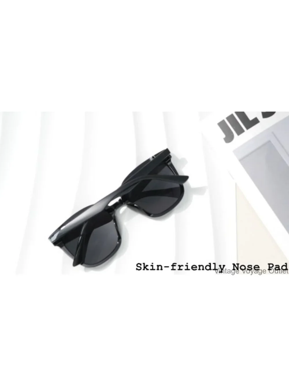 Oversized Polarized Square Sunglasses TR90 Frame UV400 Protection